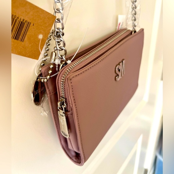 New With Tags Steve Madden Lilac Mauve Crossbody Bag - Picture 3 of 12
